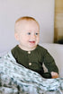 Evergreen Large Premium Knit Baby Swaddle Blanket by Copper Pearl
