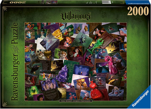 Ravensburger Disney Villainous Jigsaw Puzzle, 2000 Unique Pieces, Ideal for Adults