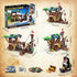 Set 3 Set, 781PCS 6-12+ HOGOKIDS Pirate Ship House Building with LED Light - Style Modes Pirate Wharf Supply Center