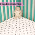 Milky Chic GOTS Fitted Baby Crib Sheet, Breathable 100% Organic Cotton Mattress Sheet, Fits Standard Size, White