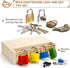 8 3 4 5 Set, 3-6 Woodtoe PCS Montessori Lock and Key Toy, Montessori Toys for Toddlers Year Old, Kids Tool Montessori