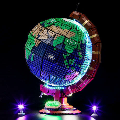 LIGHTAILING Led Light for Ideas The Globe Building Blocks Model - NOT Included.