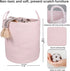 XUANGUO Cotton Rope Laundry Basket Hamper for Girls Kids Baby Nursery Hamper Bin Woven Storage Basket for Living Room