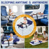 Toddler Airplane Bed - Inflatable Airplane Bed for Toddlers, Blow Up Air Mattress for Kids, Travel Baby Mattress Plane