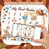 Cowboy Baby Boy Milestone Blanket Western Theme Cow Print Baby Growth Chart Blanket for Boy Newborn My First Rodeo