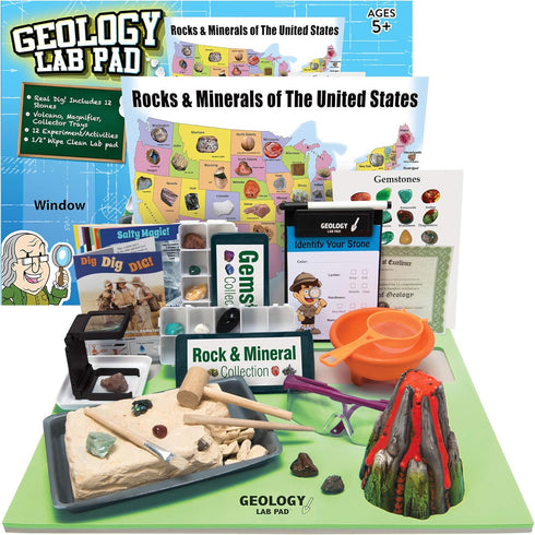 Ben Franklin Toys Geology Lab Science Kit Pad