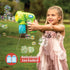 JOYIN 2 Kids Bubble Gun with 2 Bottles Bubble Refill Solution, Bubble Machine Gun for Toddlers, Summer Outdoor Gift