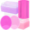 Cradle Cap Treatment Kit for Baby Girl, Comb & Bath Sponge, Baby Bath Essentials (Pink 6-Pack)