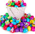 100 Pack Giraffe Prefilled Easter Eggs Bulk - Multi Color Plastic Filled Easter Eggs for Kids with Toy Filled Slap