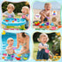 1-3 10 1 2 3 4 5 6 Toddler Bath Toys for Kids Ages PCS Baby Bath Toys Mold Free with Multi Color & Shape Stacking Cups