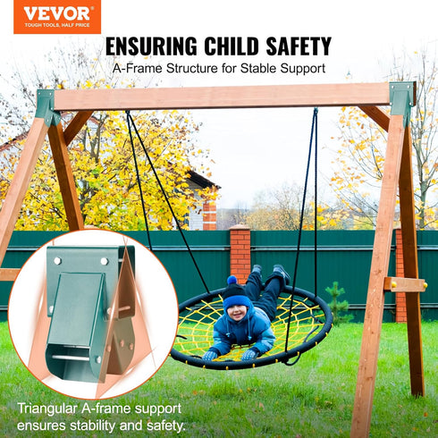 VEVOR A-Frame Middle Swing Brackets, Heavy Duty Carbon Steel Swing Set Hardware with Mounting Hardware