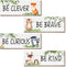 CloverKoi Woodland Nursery Decor for Boys Girls, Safari Nursery Decor, Jungle Theme Nursery