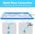 72" Summer SLOOSH Non-Slip Splash Pad Sprinkler - Water Toys Sprinkler Mat for Kids Toddlers Dogs, Outdoor Backyard