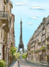 Pintoo Jigsaw Puzzles 300 Piece for Adults - Street in Paris, France Beautiful Plastic Puzzle for Home Decor
