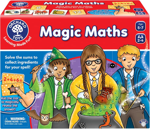 Orchard Toys Moose Games Magic Maths Game for Ages 5-7, Exciting Math Game for 2-4 Players