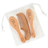 Custom Wooden Baby Brush set, Optional Icons and Fonts, Personalized Wooden Baby