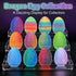 VivaNova 12 Pack 3D Printed Easter Dragon Eggs, Prefilled Easter Eggs with Articulated Mini Dragons Inside, Easter Egg