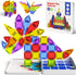 Niukdier Set 60pcs 3+ Magnetic Tiles Mini Travel Toddler Magnetic Blocks Building Kids Toys, Montessori Preschool