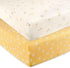 2 Pack 52" 28" Muslin Crib Sheets for Girl & Boy, HNHUAMING Soft and Breathable Baby Crib Sheet, Neutral Baby Sheets