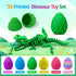 BOYLOVE 6Pcs 3D 3D Prefilled Easter Eggs with Printed Dinosaur Toys, Printed Dragon Animals, Cool T-Rex Fidget Toys
