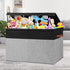 Gowee Closet, 26"x17" x17" Large Toy Storage Box with Lid, Sturdy Toys Storage Chest Bin Organizer Basket with Dividers
