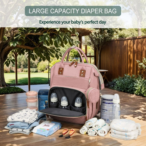 SALIFA Backpack Backpack Mommy Diaper Bag with Changing Station, Baby Diaper Bag, Large Diaper Bag, Waterproof
