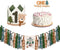 One Happy Camper Highchair Banner Adventure Camping Theme 1st Birthday Banner Crown