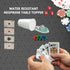 72 30 Inches, 10 Poker Table Mat x Poker Table Top with Storage Bag, Portable Rubber Backed Fits Up to Players