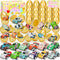 SevenQ Toy Cars Easter Basket Stuffers 24 Pcs, Prefilled Easter Egg Fillers
