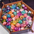 DND Dice Sets - 175Pcs Polyhedral D&D Dice with 4 Leather Bags for Role-Playing Games (25 Sets)