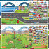 2 Pack 3-5, 3D Elfew Puffy Sticker Books for Kids Ages Construction Truck and Vehicle Car Stickers for Toddlers Boys