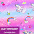 PASHOP 2 Pack Kids Apron: Rainbow Unicorn Aprons with Pockets for Girls Boys, Toddler Apron for Cooking