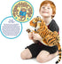 17 Inch TigerHart Arrow The Tiger - (Tail Measurement Not Included) Stuffed Animal Plush Cat