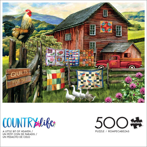 Buffalo Games - Tom Wood - A Little Bit of Heaven - 500 Piece Jigsaw Puzzle for Adults Challenging Puzzle Perfect for Game Nights - Finished Puzzle Size is 21.25 x 15.00