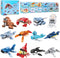 Party Favors for Kids Goodie Bags, 12PCS Mini Building Blocks Ocean Animals, Assorted Sets for Birthday Party Gifts