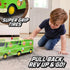 12" 14 3+ Maxx Action Farmer's Market Food Truck, Lights and Sounds, Includes Play Pieces, Miniature Food, Pretend Play