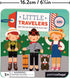 Petit Collage Little Travelers Magnetic Play Set – Mix & Match Game Board for Ages 3+