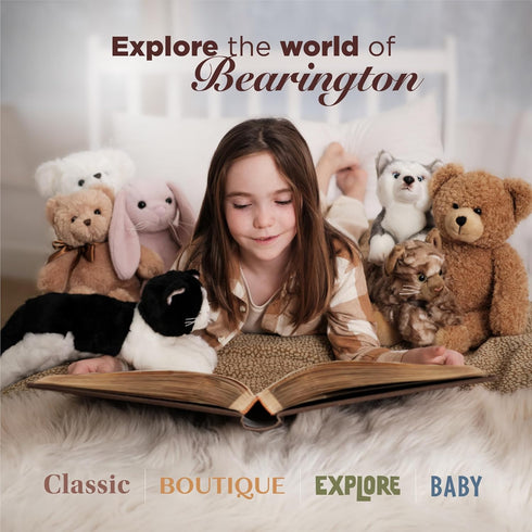 Bearington Hedgehog Stuffed Animal Plush - 6 in, Ideal for Valentine's Gift for Kids