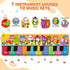 25 1 2 3 4 5 6+ Kids Musical Piano Mats with Music Sounds, Musical Toys Baby Floor Piano Keyboard Mat Carpet Animal