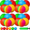 Vinsot 12 Pack 8.5 Inch Playground Balls - Bouncy Balls for Kids with Hand Pump for Indoor & Outdoor Games