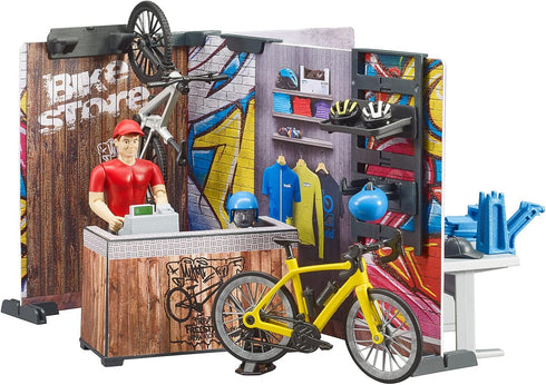 Bruder bworld 63120 Bike Shop and Service Playset