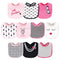 Little Treasure Unisex Baby Cotton Bibs, Lipstick 10-Pack, One Size