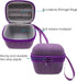 Hard Carrying EVA Case for Bitzee Interactive Toy, Protective Storage for 15 Animals Virtual Electronic Pet (Purple)