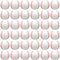 60 Pcs Baseball Stress Ball, 2.5 Inch Mini Squeeze Foam Baseball for Kids, Relaxable Sports Ball for Parties