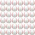 60 Pcs Baseball Stress Ball, 2.5 Inch Mini Squeeze Foam Baseball for Kids, Relaxable Sports Ball for Parties