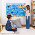 107 3-8 BONNYCO Felt Board for Toddlers with Sea Animals Figures. Montessori and Sensory Toys, Birthday Gifts for Kids