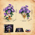 Set 2 1 12+ (1136PCS) CUBIMANA Flowers Botanicals Building with Vase - in Morning Glory Bonsai Building Blocks Plants