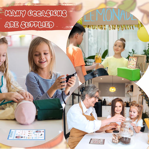 SHIQIKEJIPTY 4X6 3-5(3,Colored) Kids Pretend Play Notepads In Pretend Play Notebooks Playtime Notepads Variety Role