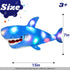 13" Cuteoy Light-up Singing Plush Shark LED Musical Stuffed Animal Adjustable Volume Lullaby Plushies Birthday