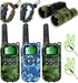 Walkie Talkies for Kids, Long Range 2 Way Radio for Outdoor Game, Gifts for Ages 5+ (Green Blue)
